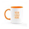 11 oz Red & Orange Coffee Mug